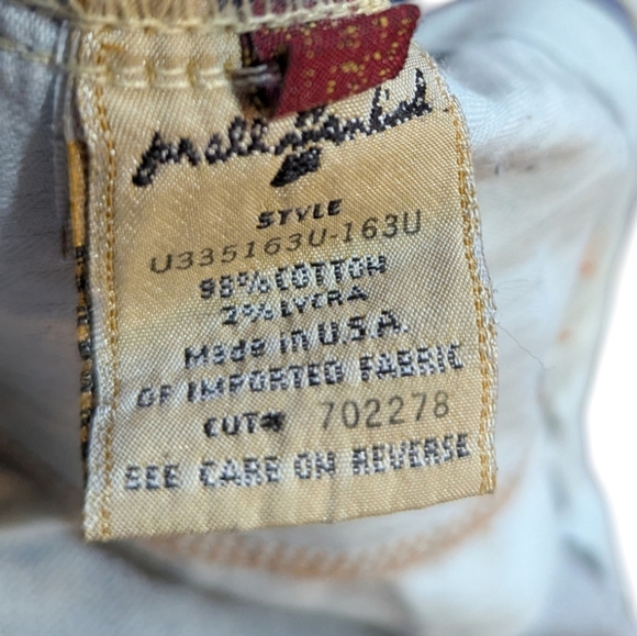 7 For All Mankind Denim Jean Mini Skirt Medium Wash size 31 Cowgirl Mean Girls - Picture 4 of 6